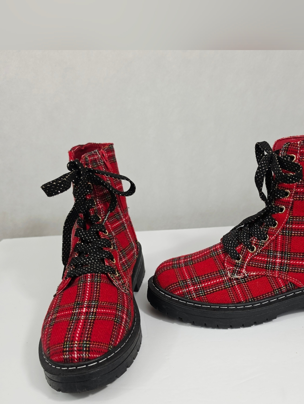 New Sugar Kaedy Combat Boots - Picture 2 of 7